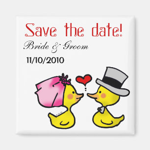 Save the date magnet