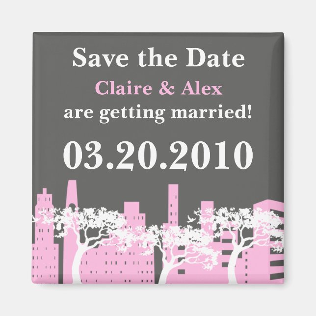 Save the Date Magnet (Front)