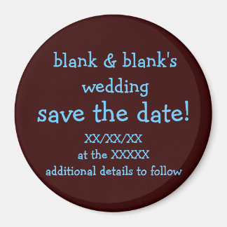 save the date magnet
