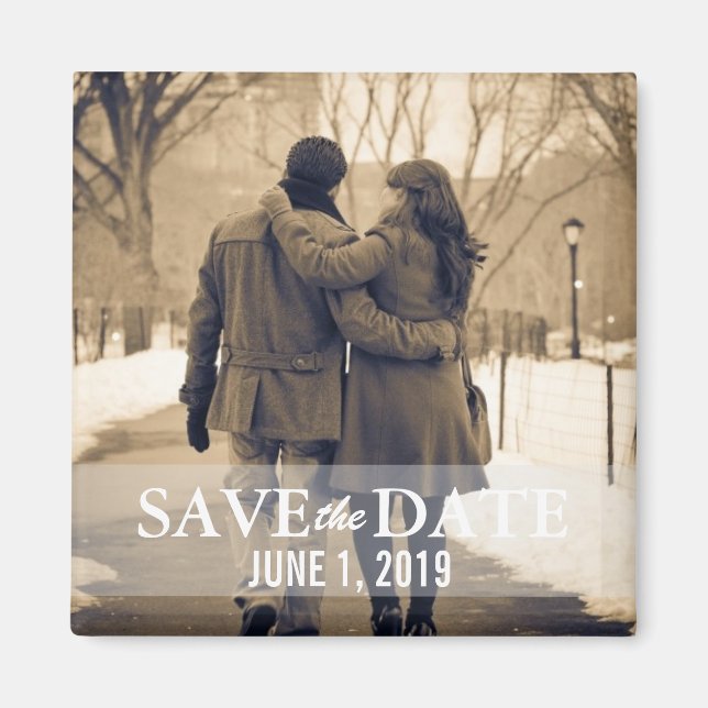 Save the Date Magnet (Front)