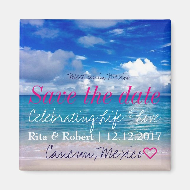 Save The Date | Magnet | For couples in love (Front)