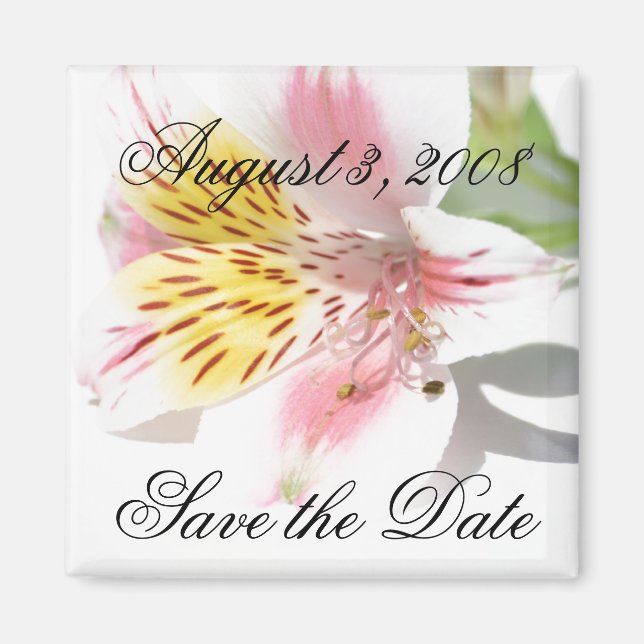 Save the Date Magnet Lilly (Front)