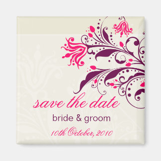 SAVE THE DATE MAGNET :: lily