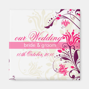 SAVE THE DATE MAGNET :: lily