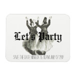 Save The Date Magnet, Offbeat Wedding, Quirky Magnet at Zazzle