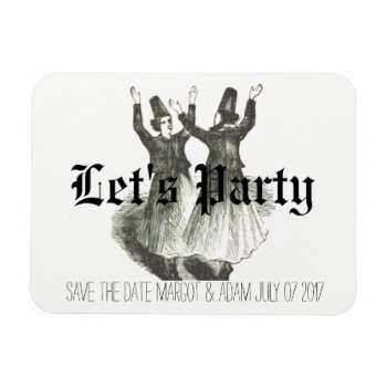 Save The Date Magnet  Offbeat Wedding  Quirky Magnet by LestYeForget at Zazzle