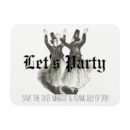Save The Date Magnet, Offbeat Wedding, Quirky Magnet