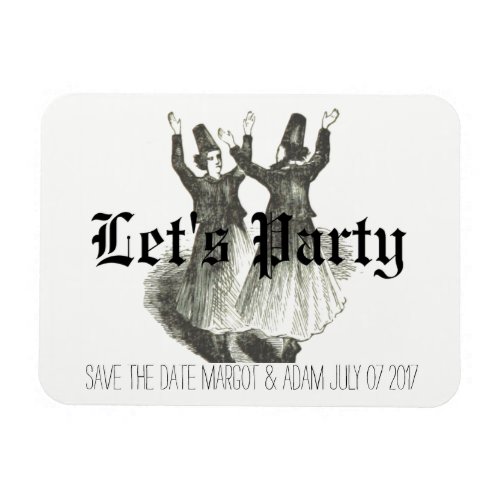 Save the date magnet Offbeat wedding Quirky Magnet