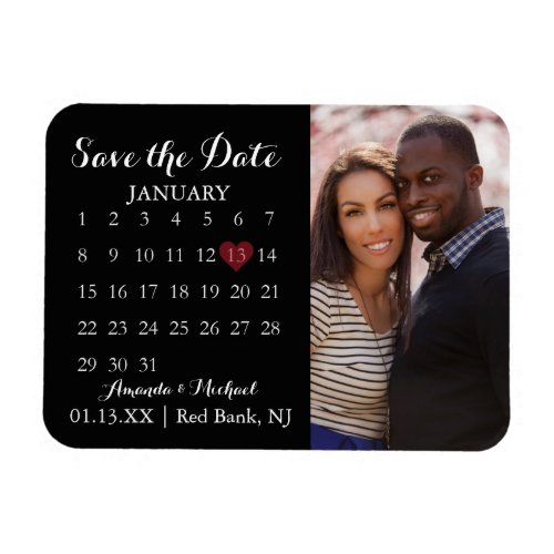 Save the Date Magnet _ Photo Calendar