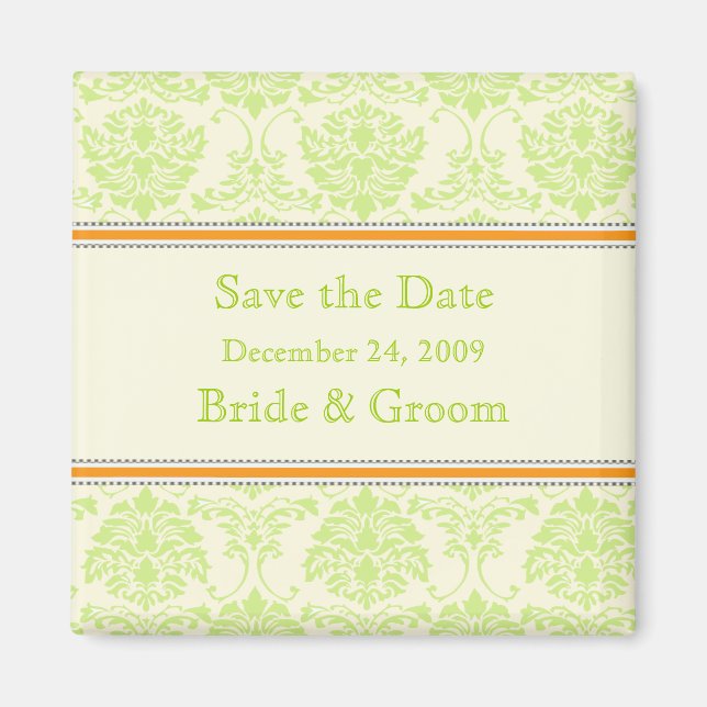 Save the Date Magnet, vanilla mint chocolate Magnet (Front)