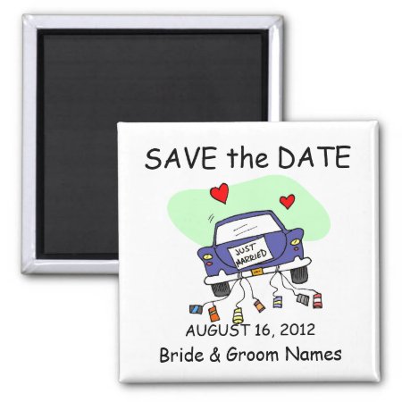 Save The Date Magnet Wedding Just Married Clipart