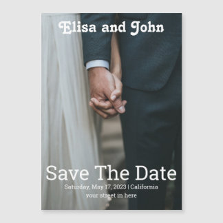 Save The Date Magnetic Card
