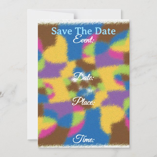 Save The Date Magnetic Card (Front)