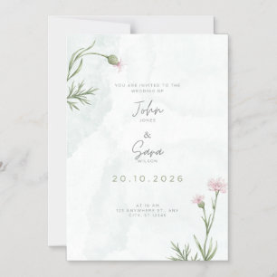Save the date magnetic invitation