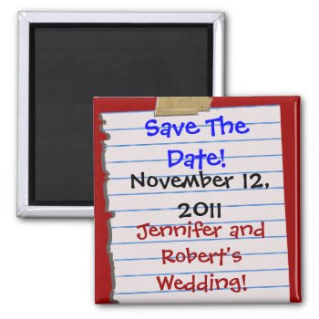 Save The Date! Magnets by mvdesigns at Zazzle