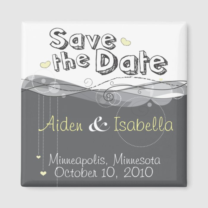 Save the Date Magnets