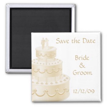 Save The Date Magnets by wedding_tshirts at Zazzle