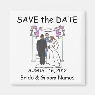 Save the Date Magnets Wedding Jewish Clipart