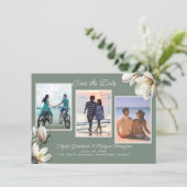 Save the Date Magnolia Green Wedding Announcement (Standing Front)