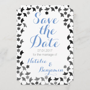 Save the Date Mailer Addresses on Back