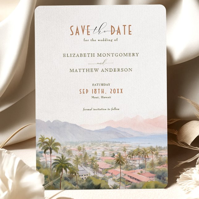 Save The Date Maui, Hawaii Destination Invitation (Creator Uploaded)
