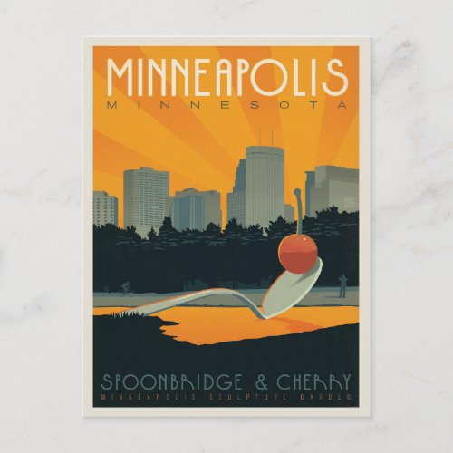 Save the Date  Minneapolis MN Announcement Postcard
