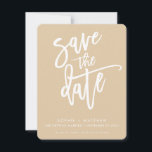 SAVE THE DATE modern calligraphy script sage wheat<br><div class="desc">by kat massard >>> https://linktr.ee/simplysweetpaperie <<< A modern design featuring hand lettered, brushed type for your SAVE THE DATE ANNOUNCEMENT. Setup as a template it is simple for you to personalize it - make it yours! >>> TIPS - Simply hit the "Customize it" button and add/change the text, fonts, colors...</div>