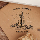 Save the Date Modern Desert Wedding Personalized Self-inking Stamp<br><div class="desc">Do you need a personalized stamp for your wedding? If you're looking for a unique way to add your personal touch to your wedding invitations, then you need a personalized stamp. This unique stamp can be used to personalize any correspondence, including save the dates, invitations, thank you cards, and more!...</div>