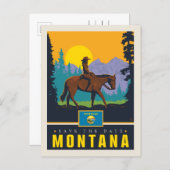 Save the Date | Montana Invitation Postcard (Front/Back)
