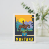 Save the Date | Montana Invitation Postcard (Standing Front)