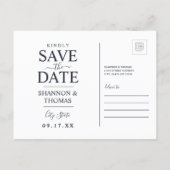 Save the Date | Montana Invitation Postcard (Back)