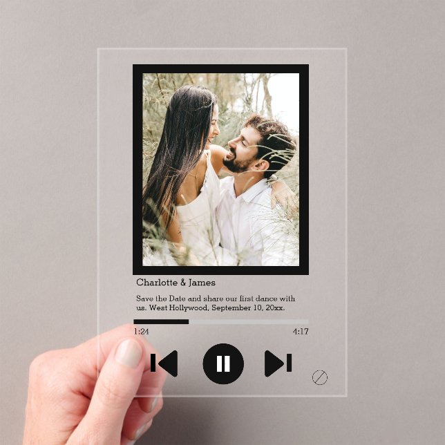 Save The Date Music Player First Dance Photo (Insitu (Handheld))