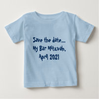 Save the date... My Bar Mitzvah, April 2021
