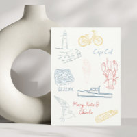 Save The Date New England summer Wedding 