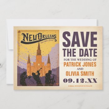 Save The Date | New Orleans  La by AndersonDesignGroup at Zazzle