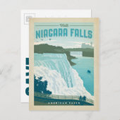 Save the Date | Niagara Falls, NY Announcement Postcard (Front/Back)