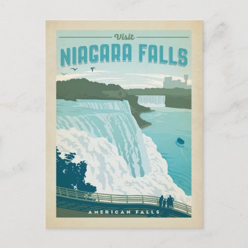 Save the Date  Niagara Falls NY Announcement Postcard