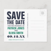 Save the Date | NYC - Lady Liberty 2 Announcement Postcard (Back)
