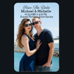 Save The Date of Our Wedding Magnet<br><div class="desc">This is a simple yet beautiful customizable refrigerator magnet to remind your family and friends of your special day. You can personalize this with your photo and change the text of the magnet. Let them save the date and not forget!</div>