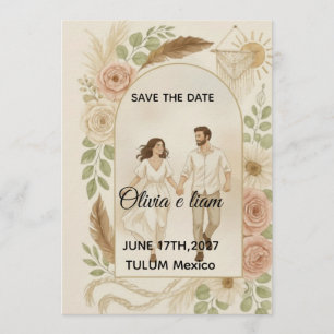 Save the Date: Olivia & Liam Invitation