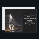 Save The Date, Our Love Will Span a Lifetime! Date<br><div class="desc">High definition photography of a beautiful bridge taken in Charleston SC. The text can be customized to suit your needs. Photography by Carolina Photo To Go LLC. Mugs and other items are available with same photography that can be used as bridesmaids gifts or wedding favors. Email carolinaphoto2go@aol.com if you have...</div>