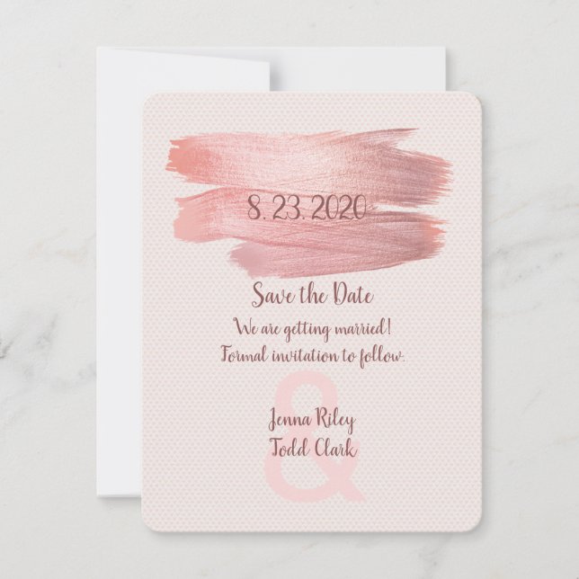 Save the Date paint splash (Front)