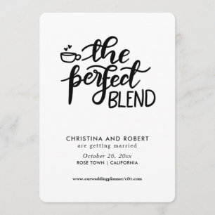 Save The Date Perfect Blend Handwritten Script Invitation