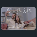 Save The Date Personalized Photo Magnet - Custom<br><div class="desc">Make sure your big day is unforgettable and always in sight with these Save The Date personalized photo magnets. Customize them with your favorite photo, wedding details, or a fun design for birthdays, weddings, or destination events. These practical and decorative 4x6 magnets are perfect for guests' fridges, turning your announcement...</div>