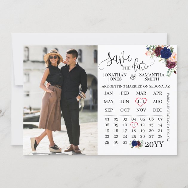 Big Date Save The Dates in Black | Greenvelope.com