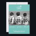 Save the Date Photo Cards<br><div class="desc">Neo Mint Save the Date with a photo of your Ring Bearer security agents,  ushers,  flower girls or any photo you love. 
See actual T-shirts you can easily customize with your dates in the Royal Elegance Twin Flames "Save the Date Collections."</div>