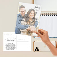 Save The Date Photo Engagement Announcement