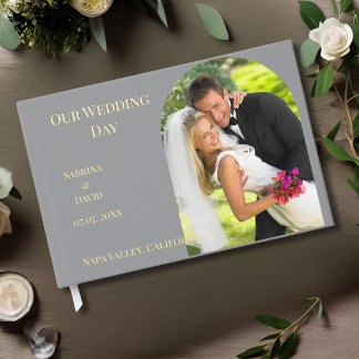 Save The Date Photo Foil Guest Book