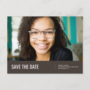 Save The Date Photo Graduation Announcement Postcard