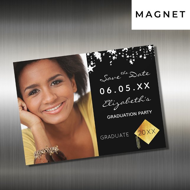 Save the Date photo graduation party 2026 magnet (Creator Uploaded)